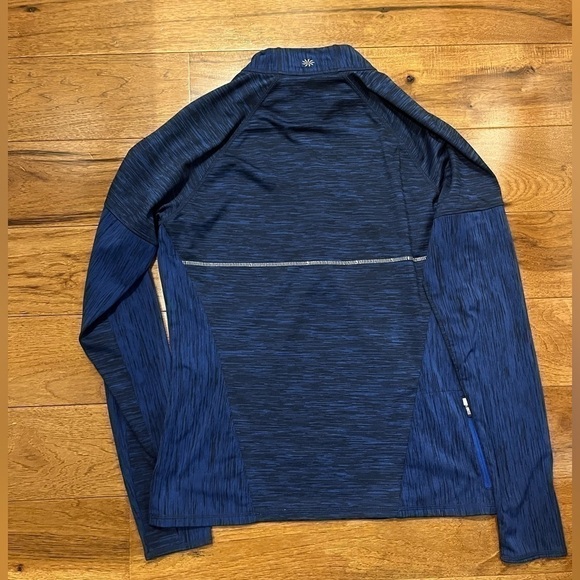 ATHLETA Blue 1/4 Zip Sweater Size Medium - Picture 3 of 4